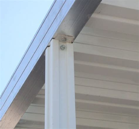 house front awning metal support post|3x3 square aluminum posts.